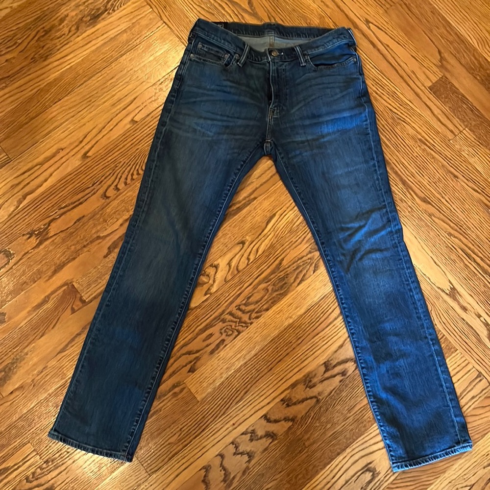 Abercrombie and Fitch Kennan Straight Stretch Men’s Jeans 33W 34L